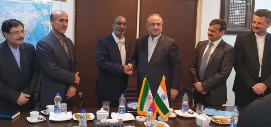  Ambassador Mr. Gaddam Dharmendra meeting H.E. Mr Seyed Ramezan Shojaee Kiasari, Deputy Minister and Head of Information Center and International Affairs, Ministry of Interior, Iran on 13.03.2019.