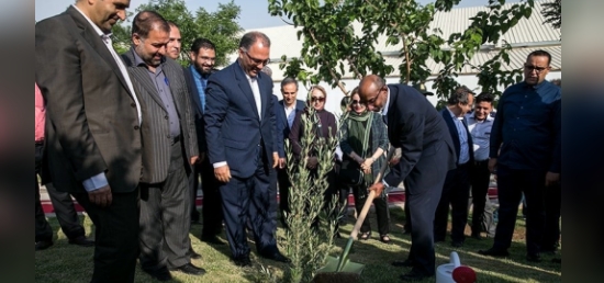  Tree Plantation event organized at Tehran Milad Tower towards celebration of Gandhi@150
